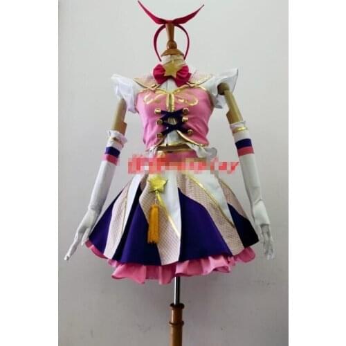 The Anime Aikatsu! cos Hoshimiya Ichigo Custom clothing cosplay costume suit 2021 New