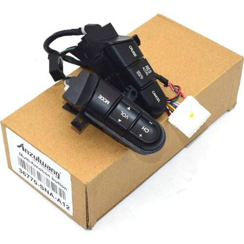 Steering Wheel Audio Control Switch 36770-SNA-A12 36770SNAA12 Cruise Switch For Honda Civic 2006 2007 2008