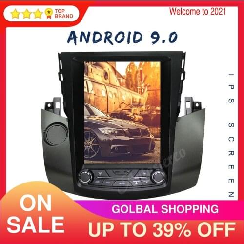 Tesla Style 6 Core Android 9.0 Car GPS Navigation Multimedia Player For Toyota RAV4 2006-2012 Stereo Auto Radio Carplay Headunit