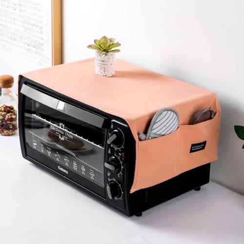 Cotton linen microwave cover household oven oil-proof cover towel cloth kitchen microwave cover cloth dust cover