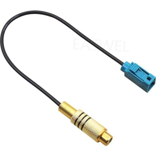 Adaptor Cable Fakra To RCA Vehicle for MERCEDES C- Class W204 S204 2007 – 2011