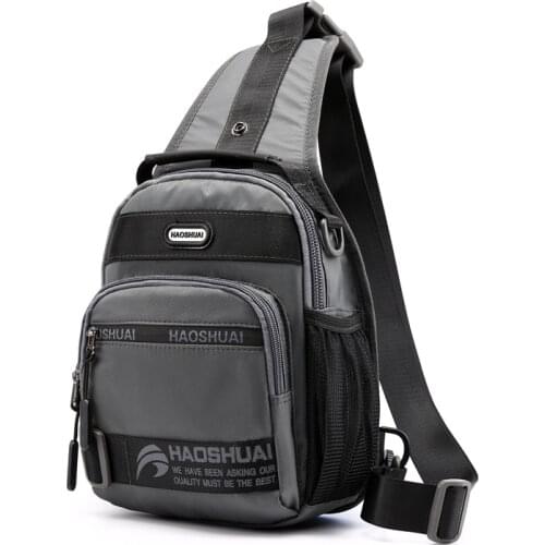 Brand New large capacity quality men sling chest bag multifunctional waterproof backpack casual travel shoulder messenger bags