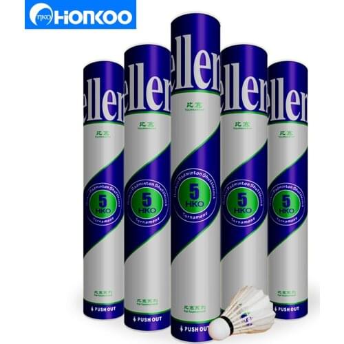 Original shuttlecock HKO-05 class A duck feather shuttlecock badminton shuttlecock for competition free shipping 5 dozens/lot