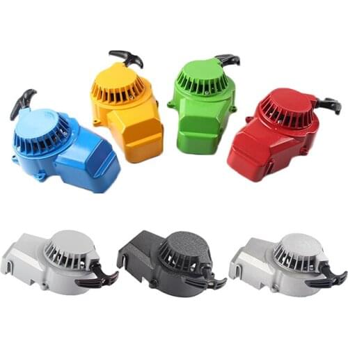 All aluminum hand puller Starter for 49CC mini bike starter engine accessories 2-strock engine motorcycle hand pull starter