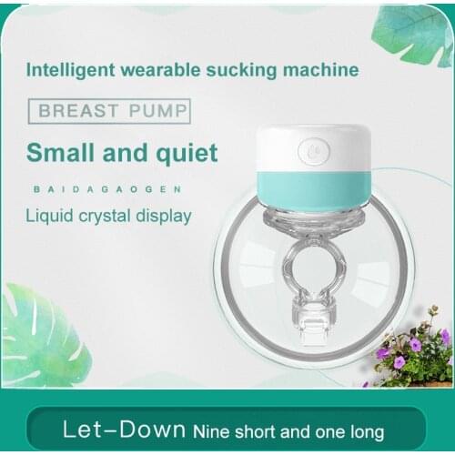 Portable Electric Breast Pump Electric Hands-free Portable Breast Pump, Overflow-proof Ultra-quiet Painless Breast Pump BPA Fre