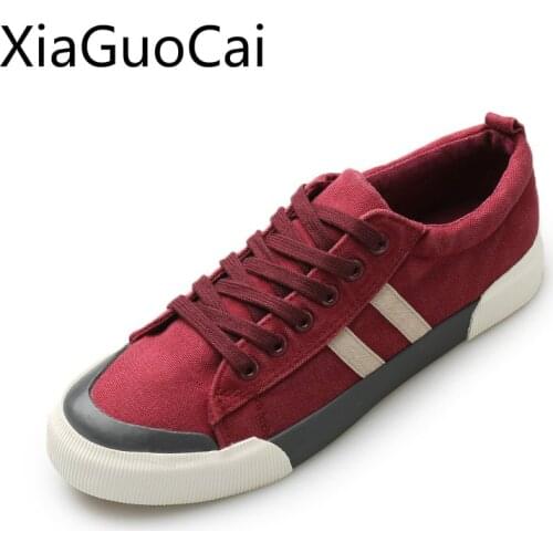 Spring and Autumn Men Casual Canvas Shoes Flat Round Toe Breathable Male Summer Casual Shoes High Quality Brand Shoes