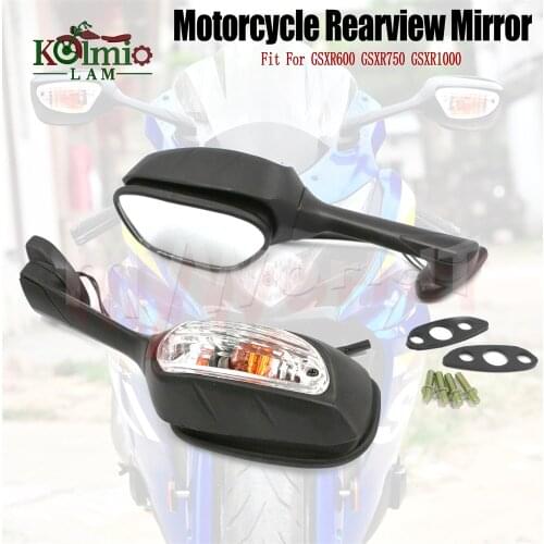 Rotatable Rearview Mirror Turn Signal Fit for K11 GSXR600 GSXR750 GSXR 600/750 2011 - 2018 2012 2013 2014 2015 2016 2017
