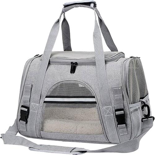 Cat Carrier Bag Dog Transport Bag Handbag Dog Supplies Airline Approved For Small Puppy 1PC Car Seat Pet Carrier Bags