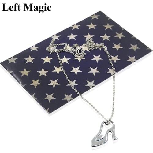 Magic Necklace Magic Tricks The Glass Slipper Close Up Street Stage Magic Props Tools Illusion Magician Gimmick Puzzle Toys