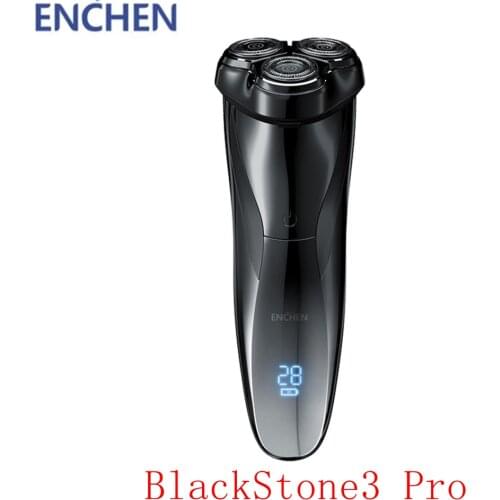 Youpin ENCHEN Blackstone 3D Electric Shaver Razor IPX7 Waterproof Wet Dry Dual Use LCD Display Face Beard Shaving Razor For Men