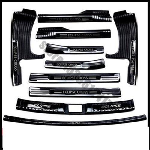 Stainless steel Rear Bumper Protector Sill Scuff Plate/Door Sill Door Sill for Mitsubishi Eclipse Cross 2018 -2020 Car styling