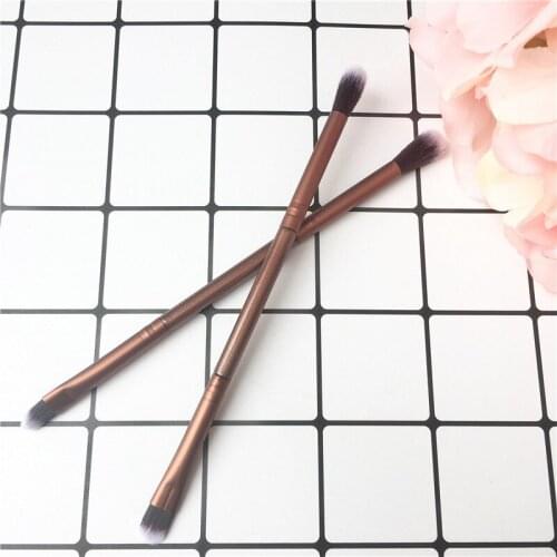 1Pc Double Headed Blending Eyeshadow Eye Shading Socket Brushes Shadow Brush Nasal brush Nose shadow Beauty Cosmetics Tools