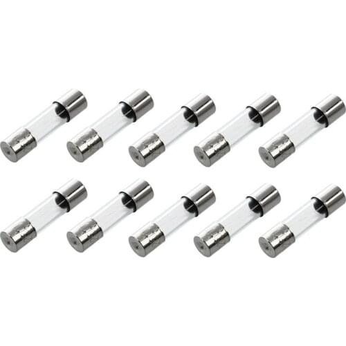 10 Pcs Fast Blow Type Glass Tube Fuses 5x20mm 250V 2Amp
