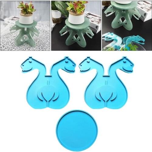 13MC DIY Resin Mold Suitable for Jewelry Silicone Resin Molds Including Snake-shaped Shelf Flower Pot Holder Silicone Mold