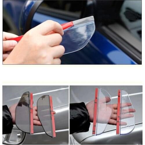 2 x Car Accessories Rearview Mirror Rain Eyebrow Shield visor
