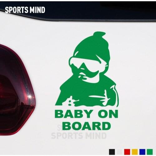 5 Pieces Customization Sports Mind Baby On Board Automobiles Car Sticker Decal For Bmw Honda Nissan Renault Peugeot Accessories