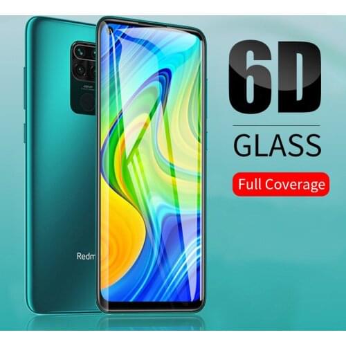 6D Full Glue Cover Tempered Glass For Xiaomi Poco 9S 9T 9 9A Note 10 9 Pro Max F3 X3 NFC F2 Pro M3 Redmi Screen Protector Glass