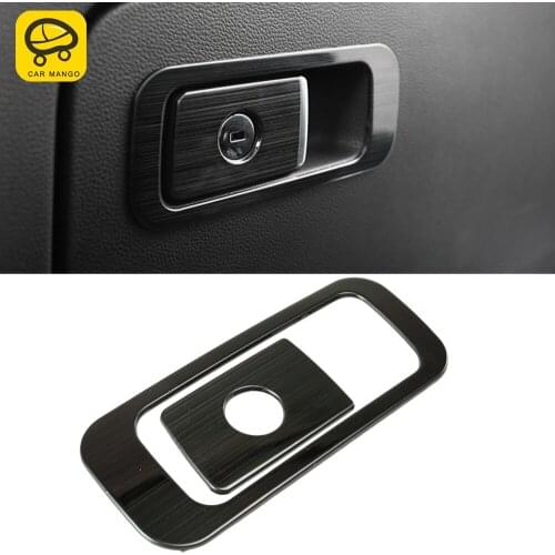 CarManGo Car Accessories Passenger Seat Glove Box Handle Cover Trim Sticker Frame Decoration for Volkswagen Arteon 2017-2020