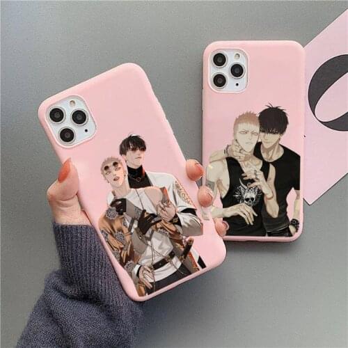 19 DAYS Boys Phone Case Candy Color for iPhone 11 12 mini pro XS MAX 8 7 6 6S Plus X 5S SE 2020 XR Soft TPU Mobile bags coque