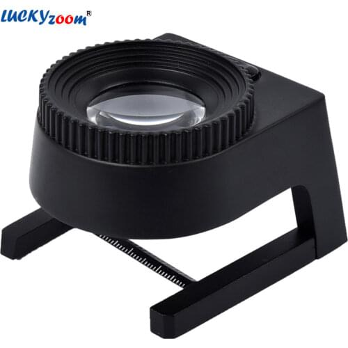 Black 15X Scale Magnifying Glass Table 3 LED Lamp Illuminated Magnifier Loupe Dual Optical Glass Printing Cloth Jewelry Lupa