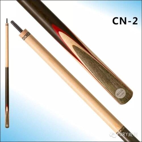 FURY CN-2 Snooker Stick Kit Billiard Cue 11mm Kamui Black Tip with Maple Extension Professional North American Ash Shaft Black 8