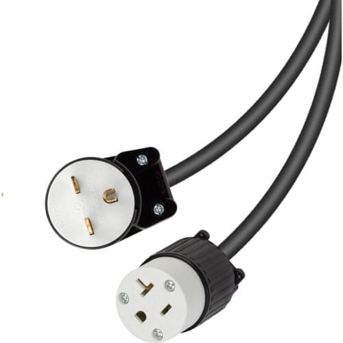JORINDO American Standard Industrial Grade NEMA 6-15P 90° elbow design male plug to 5-20R socket Power conversion cable
