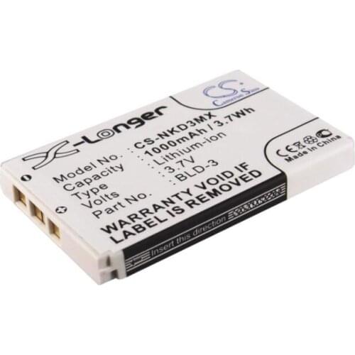 Cameron sino 1000mah battery for NOKIA 2100 3200 3205 3205i 3300 6200 6220 6225 6560 6585 6610 6610i 7210 7250 7250i BLD-3