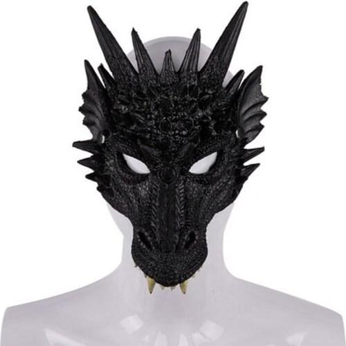 Animal Costume Dragon Cosplay Masquerade Face Mask Dinosaur Cosplay New Year Decoration Carnival Halloween Party Masks