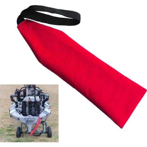 Red Kayak Safety Flag Canoes 4.3x14'' Tow Flags with Lanyard Safety Gear