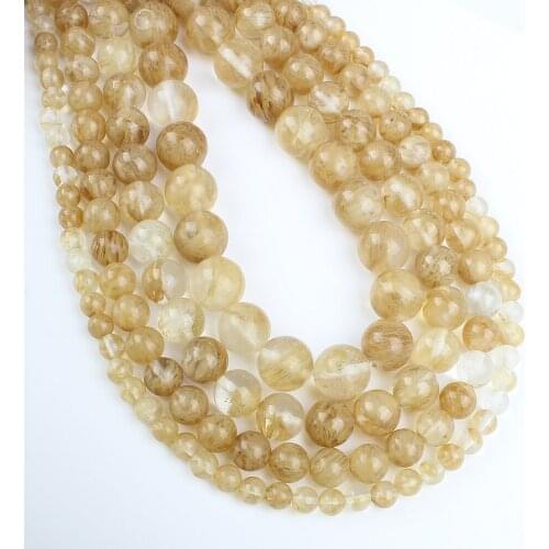 Natural Vegetable Watermelon Round Beads Semi-precious Stone Loose Beads For DIY Making Necklace Bracelet Accessories 4-10mm