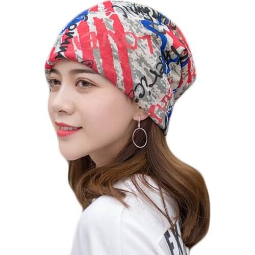 Summer Multifunctional Headscarf Unisex Men Women Skullies Beanies Hedging Cap Knitted Cotton Caps Bonnet Female Casual Hat
