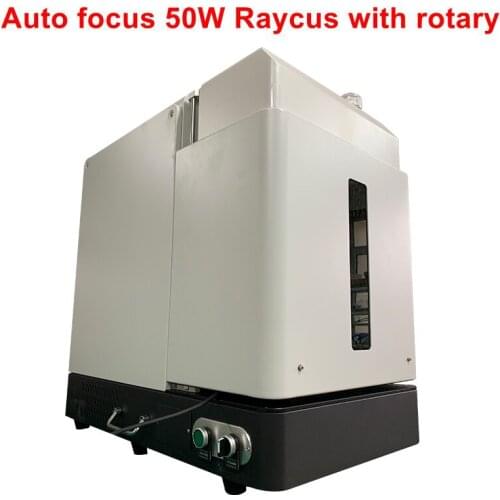 China Full Closed Cover 20w 30w 50w Fiber Laser Marking Machine For Mobile Phones Cell Phone raycus with rotary auto focus