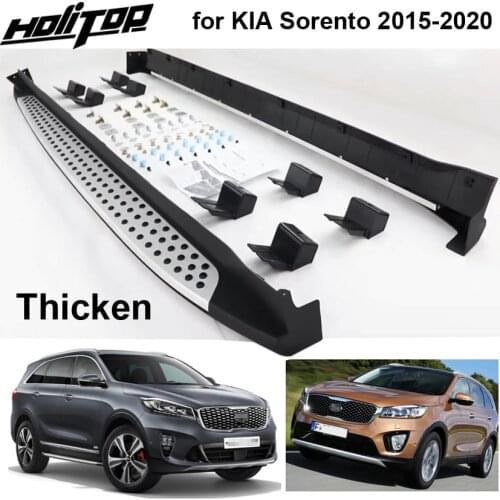 Strong side step nerf bar running boards for KIA Sorento 2015-2019 2020,powerful enough,can stand 5 persons,expensive but good