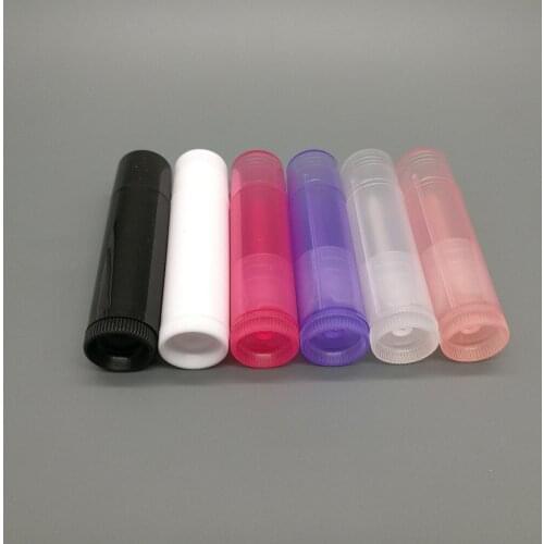200pcs/lot empty lip gloss tubes, plastic lip balm stick for cosmetic packaging