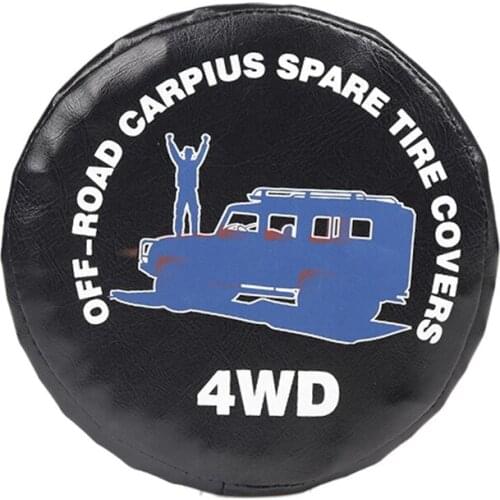 RC Car Decoration Spare Tire Cover for 1/10 TRX4 AXIAL SCX10 Leather Spare Tires Cover "4WD"