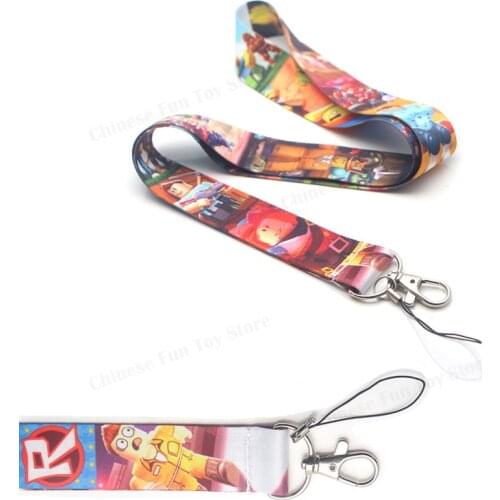 ROBLOX Mobile Phone Strap Game Figure Dolls Neck ID card Holders key camera lanyard Hang Rope Accessories Decoration Kids Gifts
