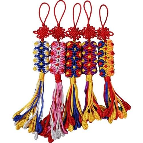 Tibetan Buddhist Products, Hand-Knitted Chinese Knots, Auspicious Diamond Car Accessories
