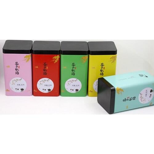 Xin Jia Yi Large Capacity Tinplate Tea Box Fashion Popular Personality Custom Design Factory Direct Sales High Quality Low Price