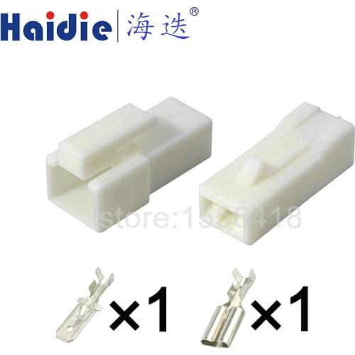 5sets 1pin Auto injector wire harness cable female unselad connector 7123-3010