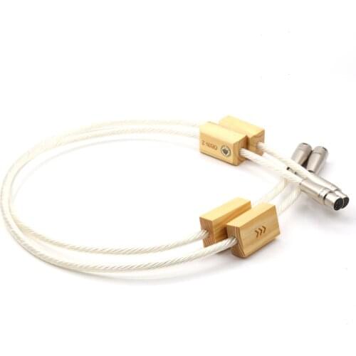 1Pair silver Reference interconnects XLR balance HIFI cable Audiophile for amplifier CD player