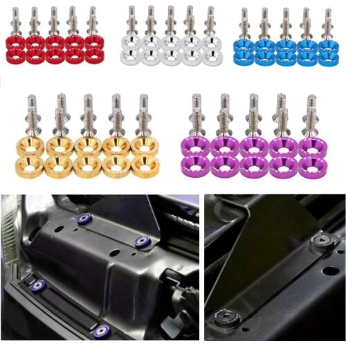 10PCS Scooter Fasteners Screws Handle Bar Screw Washers for Dualtron 1 2 3 Thunder Eagel Ultra Zero 9 Parts Car Decorative Screw