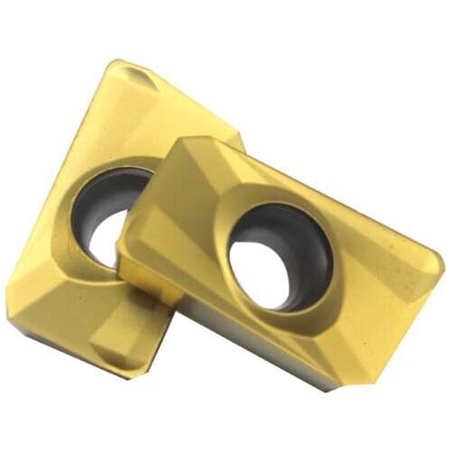 20PCS APMT1604PDER H2 gold cutting and milling insert for stainless steel cast iron processing