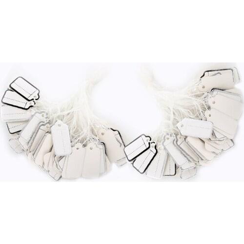 200 Label Tie String Price Tag Tags Display 1.02x0.51" HOT