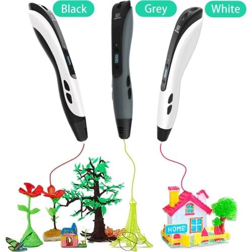 GEEETECH 3D pen drawing pen designed for children educational toys 3D printing pen DIY graffiti Compatible With ABS PLA filament