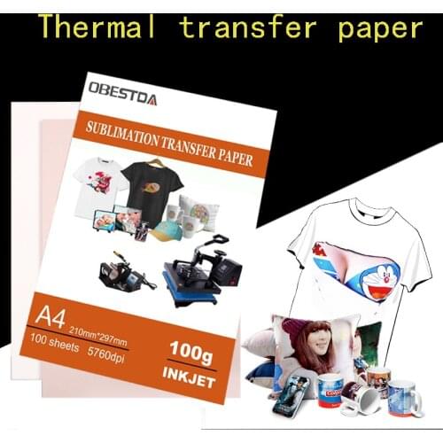 A4 A3 thermal transfer paper, used to transfer polyester cotton T-shirts, cushion fabrics, fabrics, mobile phone cases