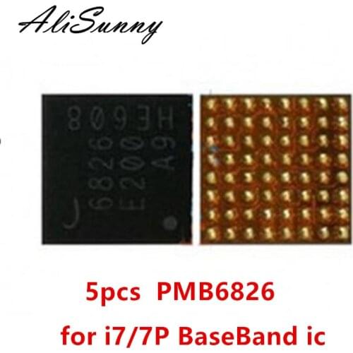 AliSunny 5pcs PMB6826 6826 for iPhone 7 7Plus BaseBand PMIC Power ic Chip Intel BBPMU_RF Replacement Parts