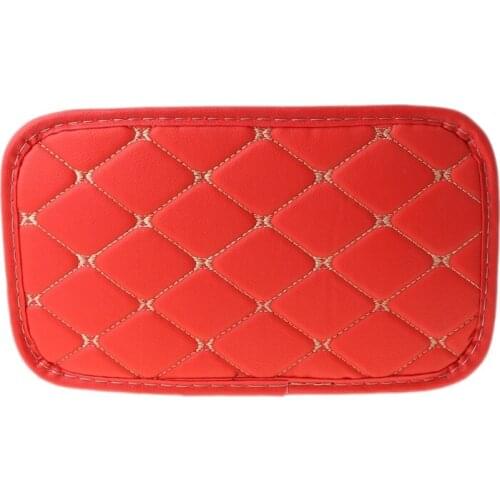 Car Leather Armrest Mat Box Cover Auto Central Arm Rest Covers Protection Pad Motor Car Interior Decoration Cushion Dropshipping