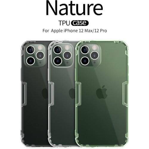 Case for iphone 12 Pro Max Mini NILLKIN Nature TPU Transparent Clear Soft Back cover shockproof case for iphone 11 /iphone 12