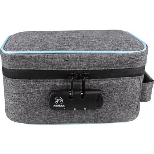 Odor Smell Proof Stash Case Bag with Combination Lock Container for Smoking Tobacco Herbs Medicine Box Bag Travel Storage Case