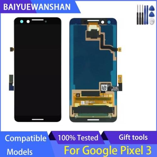 For Google Pixel 3 LCD Display Touch Digitizer Screen For Pixel 3 LCD Screen Pixel3 Replacement